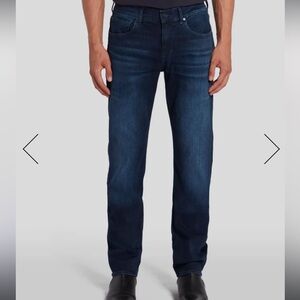 7 For All Mankind Luxe Performance Straight Jeans Dark Wash 31
